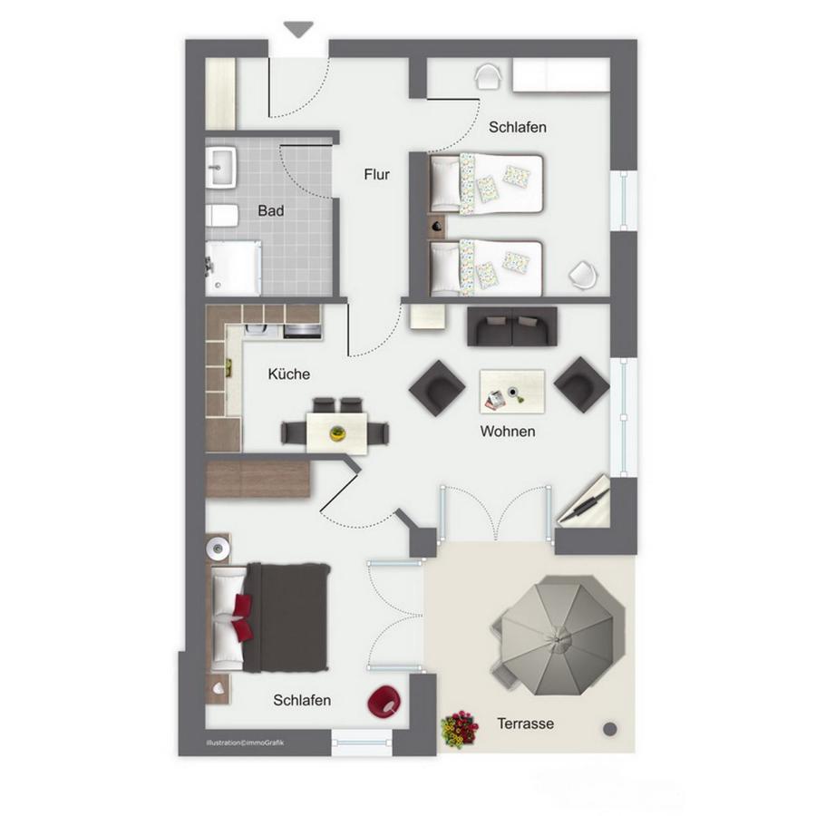 Duenenblick Wohnung 21 Boltenhagen  Eksteriør billede